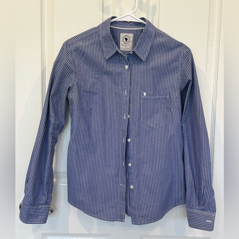 Talula women’s classic fix Oxford button down shirt 3/4 sleeves small